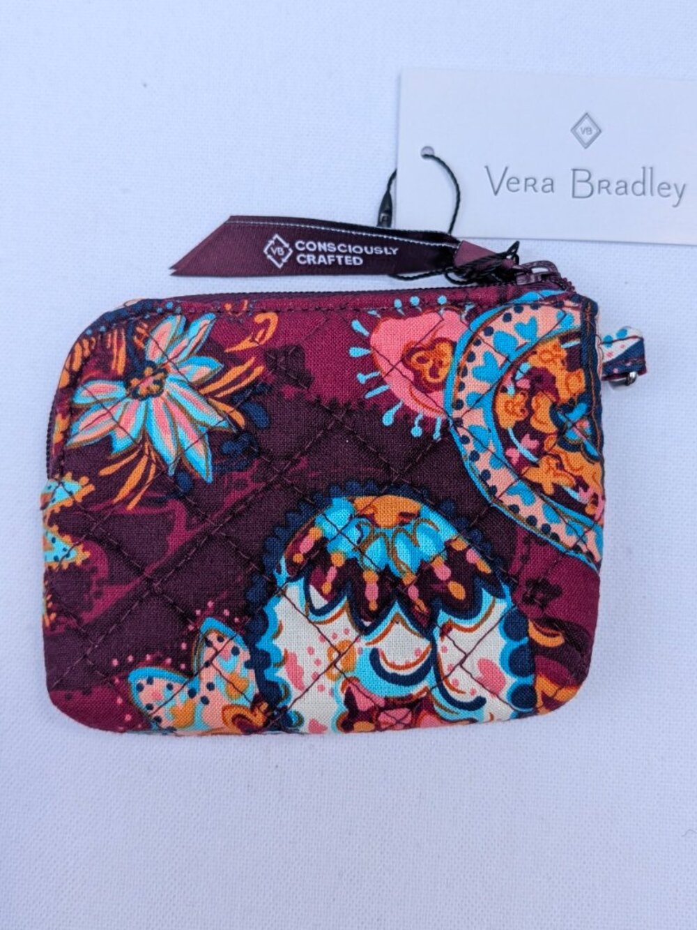 Vera Bradley Coin Purse - Paisley Jamboree - NWT